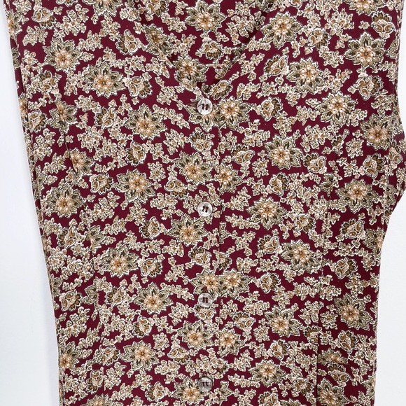 CLUB MONACO | VINTAGE  SLEEVELESS BUTTON UP MAXI DRESS - Picture 6 of 11